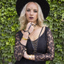 Leather Triangle Hand Chain
